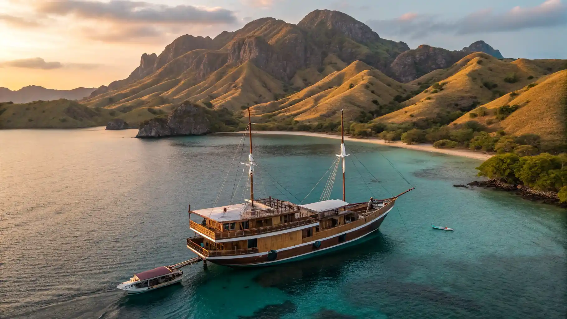 Phinisi Yacht in Komodo
